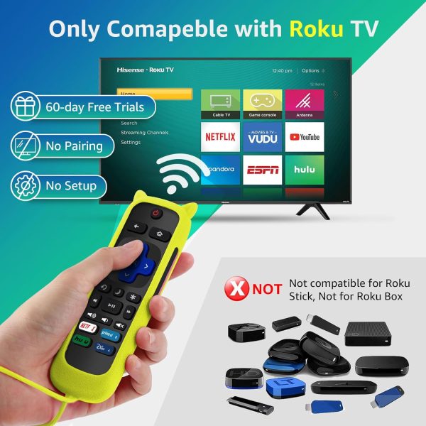 Roku Remote Cover by OneBom ABS Plastic-1