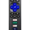 Roku TV Remote YesBes ABS Silicone Replacement-0