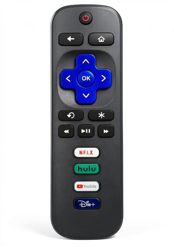 Roku TV Remote YesBes ABS Silicone Replacement-0