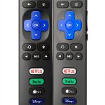Roku TV Remote Control by LOUTOC-0