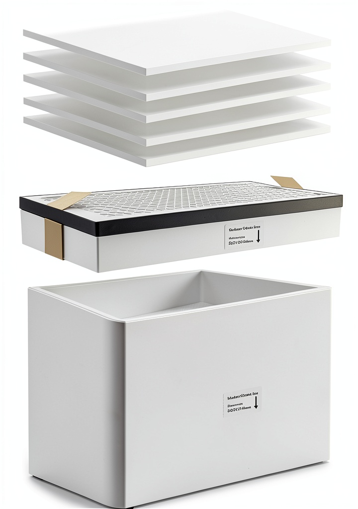 KQZ-200 Replaceable Filter Set components displayed in packaging