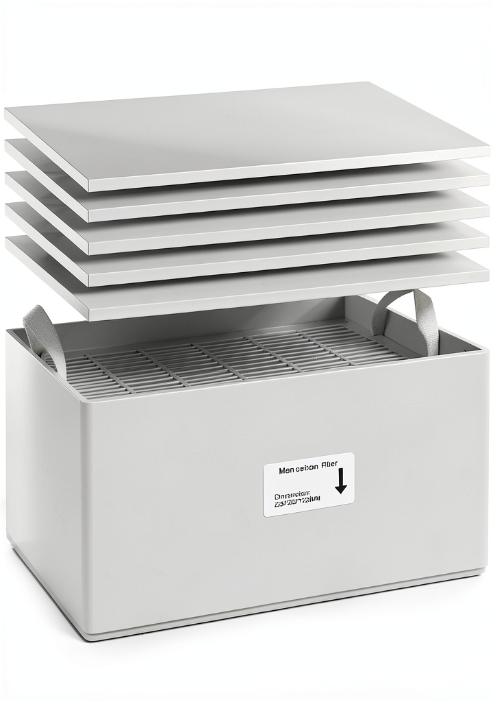 FumeClear FC100A filter set showing components and packaging
