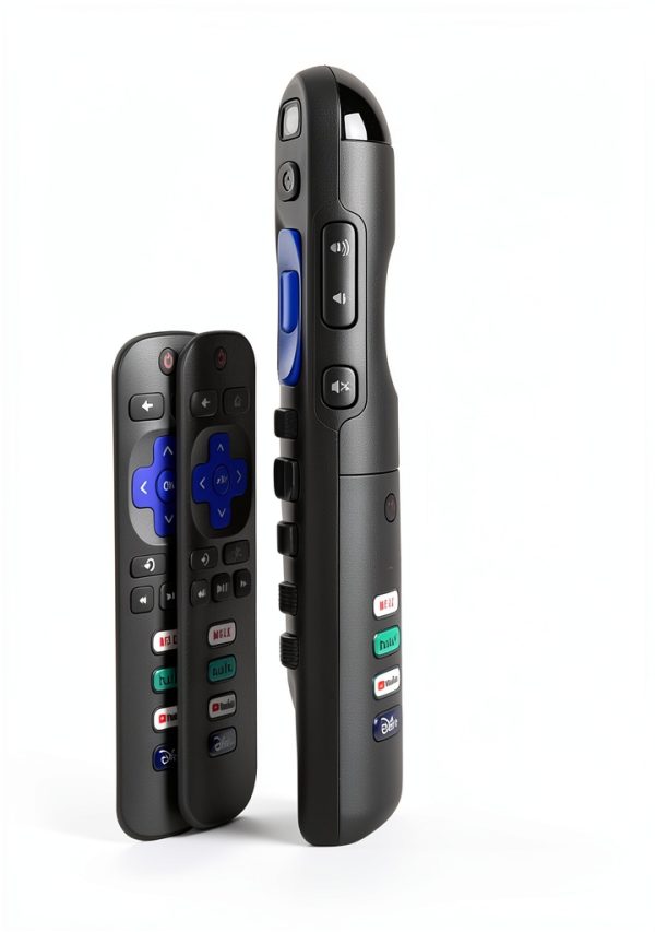 Roku TV Remote YesBes ABS Silicone Replacement-5