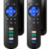 Roku TV Remote Replacement Ningbo Black Infrared-0