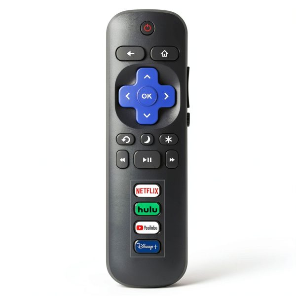 Roku TV Remote Replacement Ningbo Black Infrared-3
