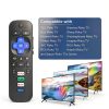 Roku TV Remote Replacement Ningbo Black Infrared-4