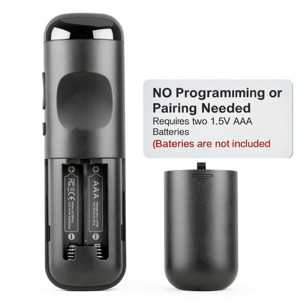 Roku TV Remote Replacement Ningbo Black Infrared-2