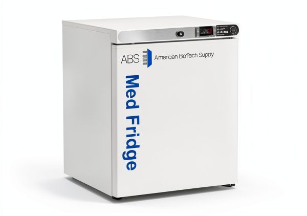 American BioTech Pharmacy Vaccine Undercounter Refrigerator 1ft White-2