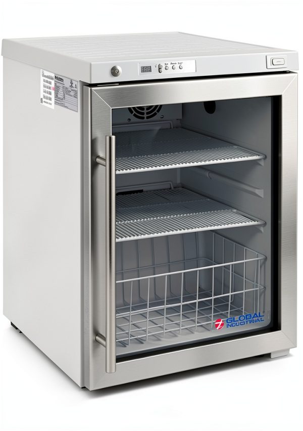 Undercounter Laboratory Refrigerator Global Industrial 2.4CuFt Door-0