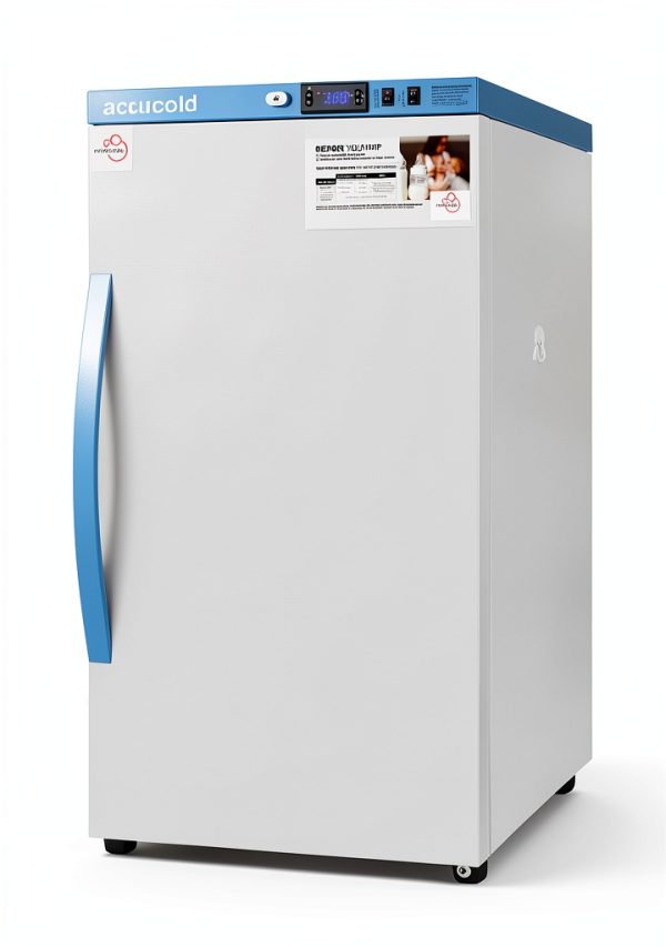 Accucold MLRS3MC 3 cu ft Refrigerator with LED Display and Shelves-3